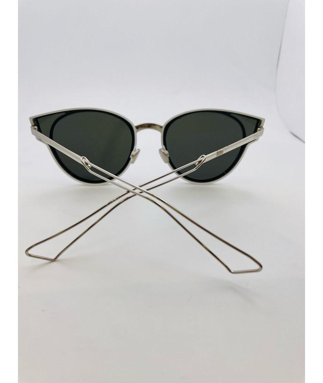 CHRISTIAN DIOR PRE-OWNED Серебряные металлические солнцезащитные очки, фото 8