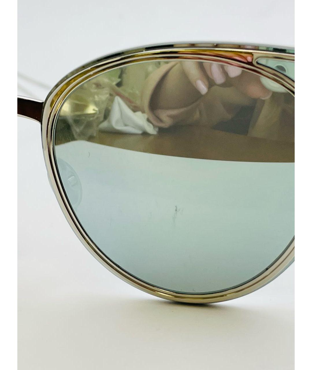 CHRISTIAN DIOR PRE-OWNED Серебряные металлические солнцезащитные очки, фото 3