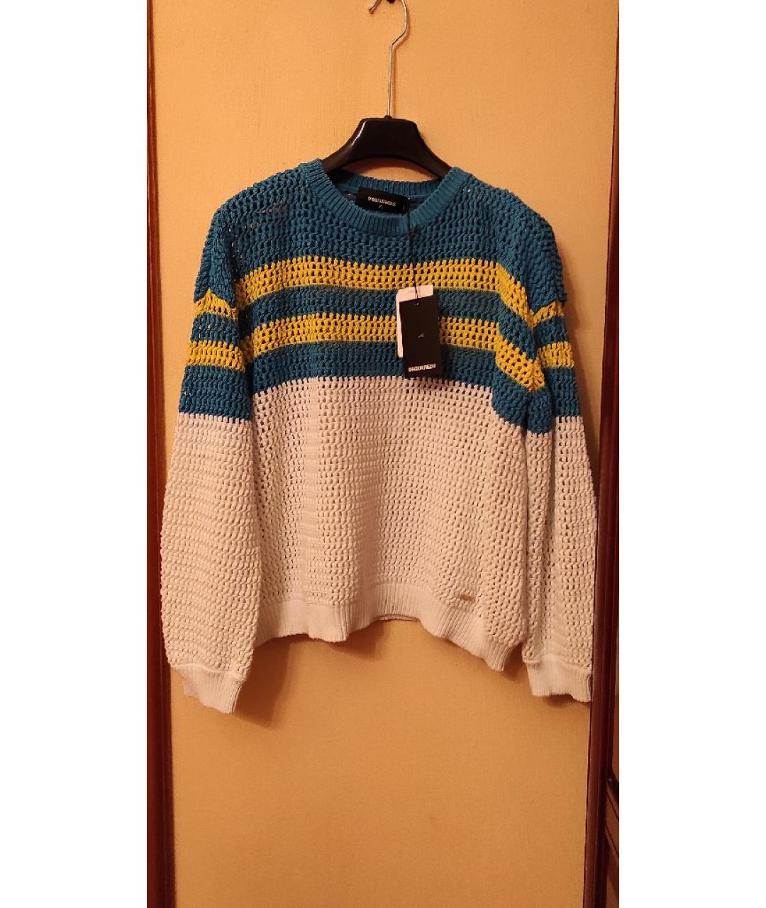 DSQUARED2 Мульти хлопковый джемпер / свитер, фото 9