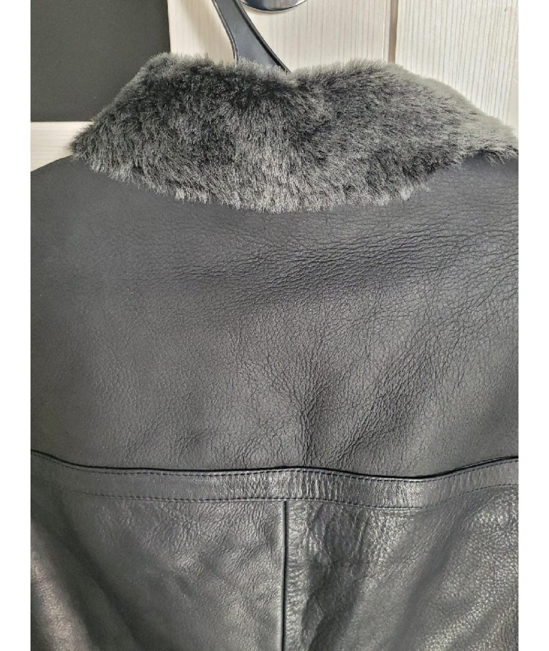 BIKKEMBERGS Черная кожаная куртка, фото 3