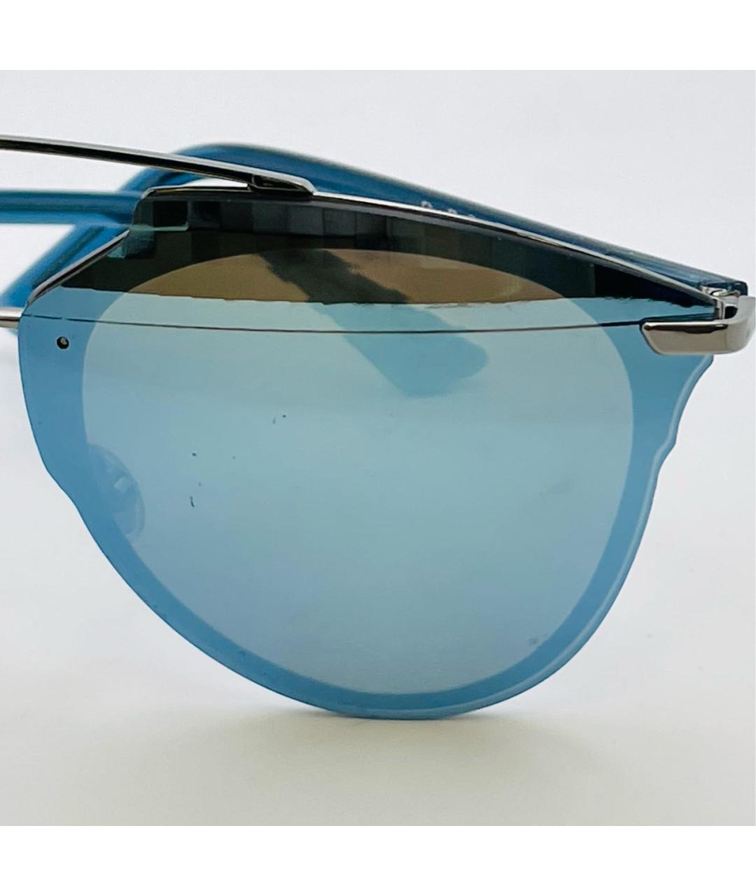 CHRISTIAN DIOR PRE-OWNED Голубые металлические солнцезащитные очки, фото 8