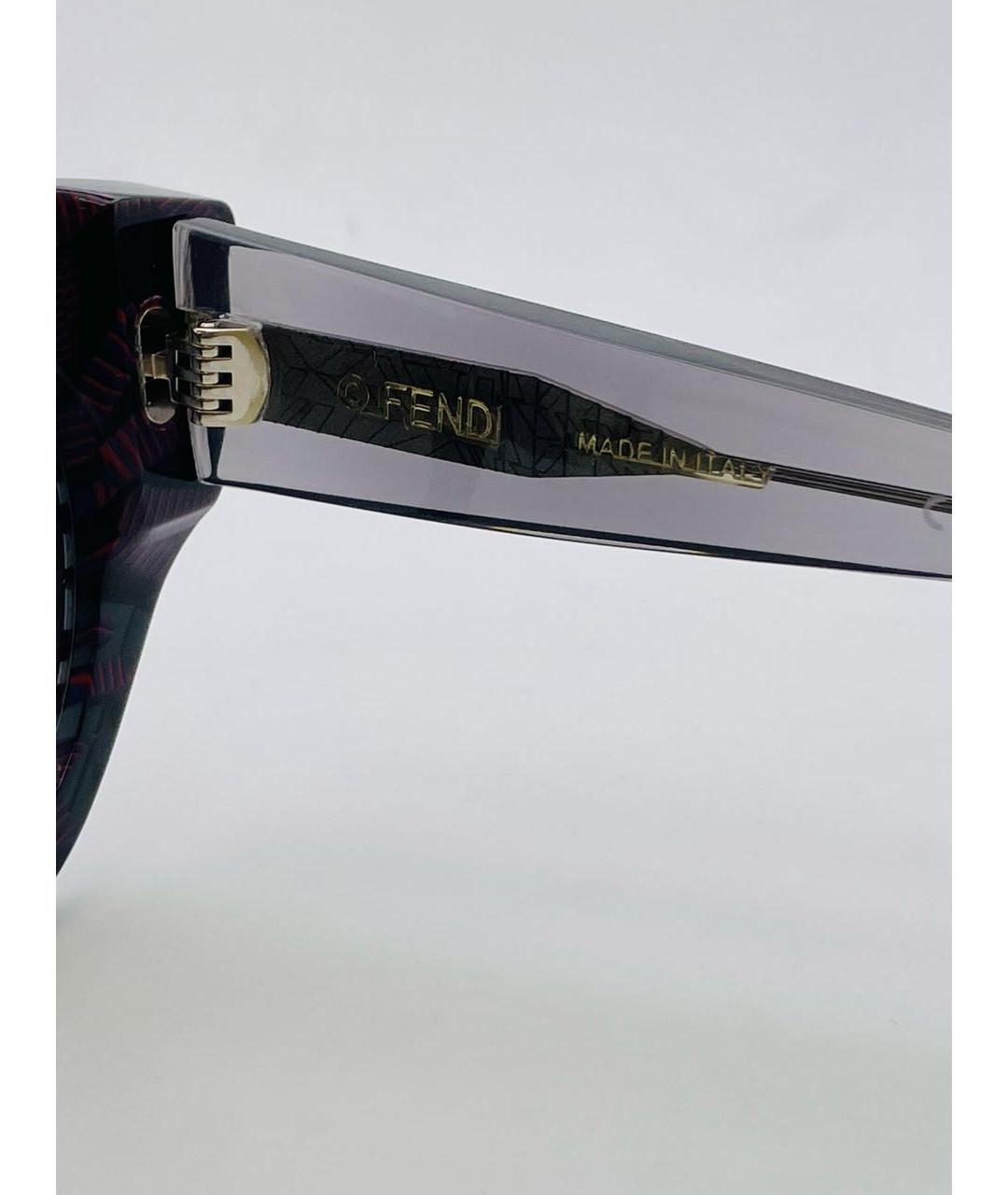 FENDI Пластиковые солнцезащитные очки, фото 3
