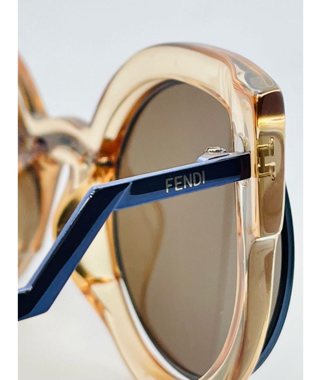 FENDI Пластиковые солнцезащитные очки, фото 7