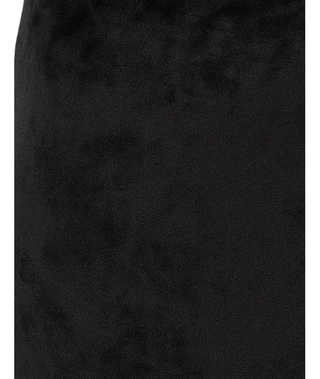 GCDS Черная юбка макси, фото 3