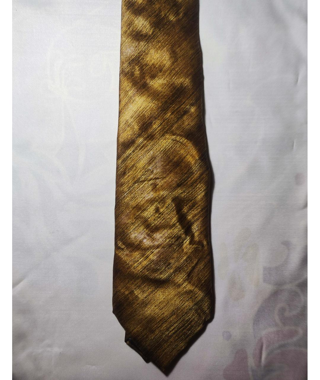 CERRUTI 1881 Золотой шелковый галстук, фото 6