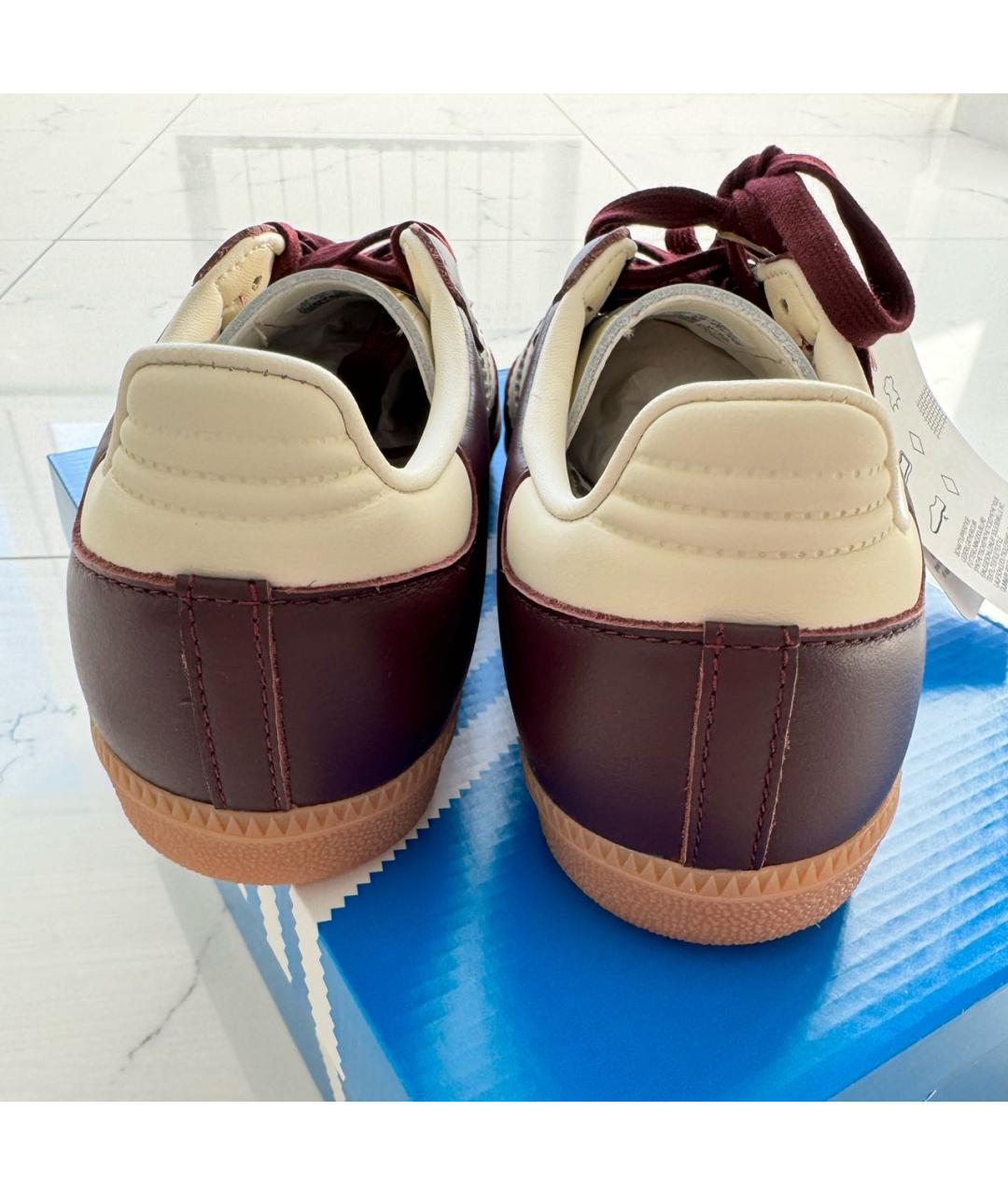 ADIDAS Бордовые кеды, фото 5