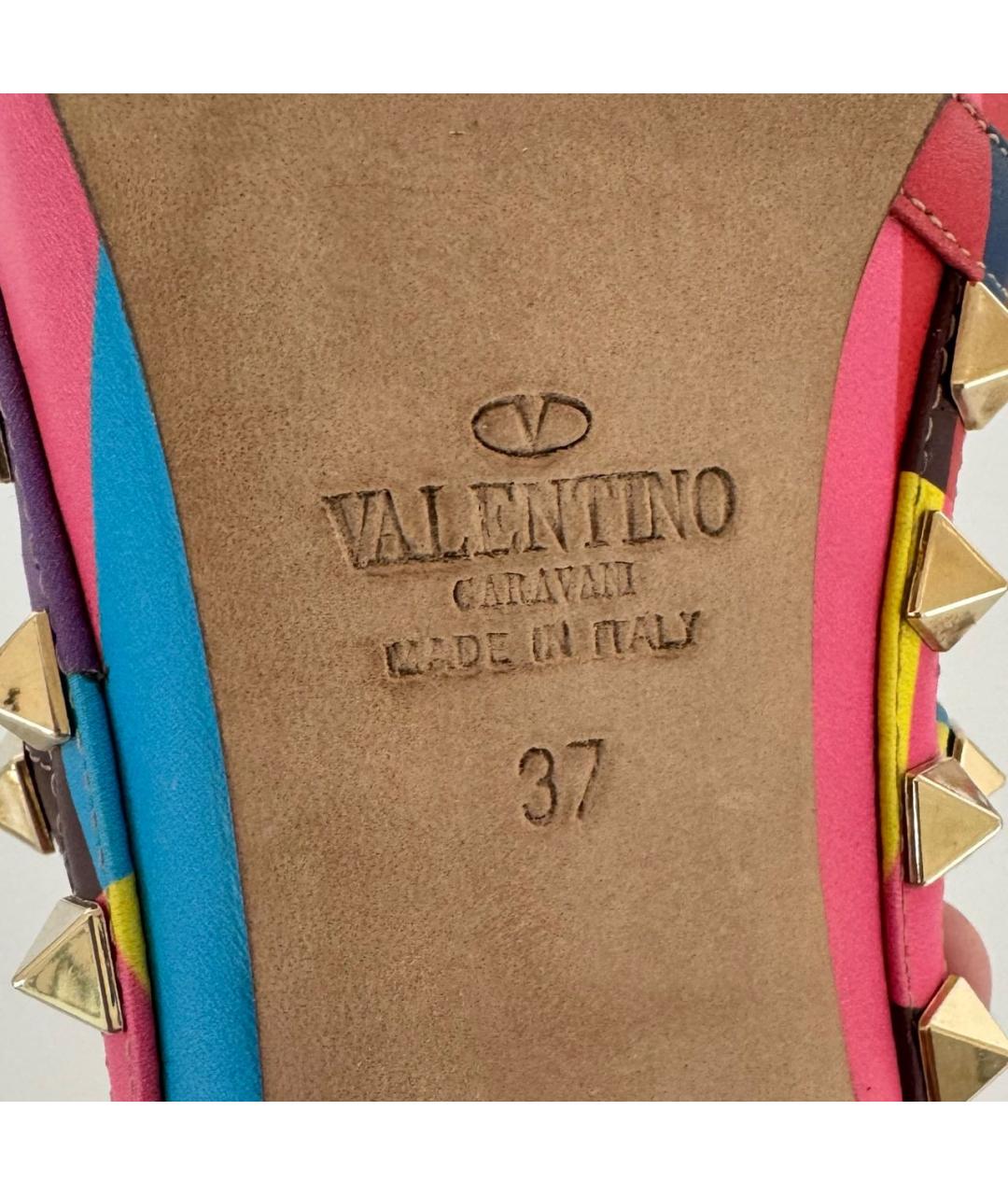 VALENTINO Мульти кожаные туфли, фото 4