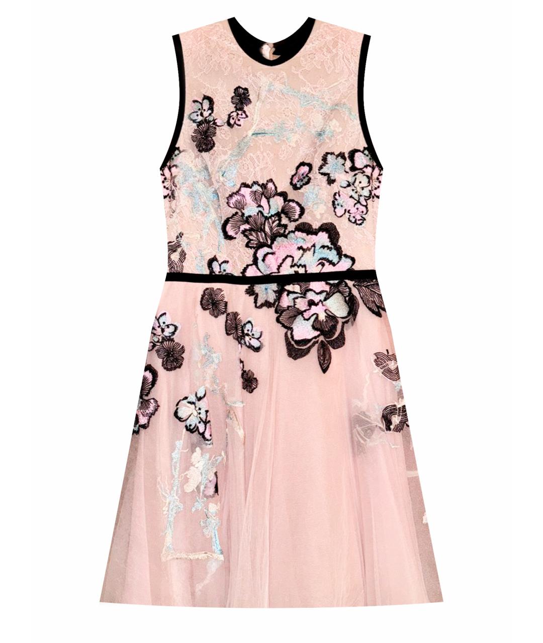 ELIE SAAB Розовое полиамидовое вечернее платье, фото 1