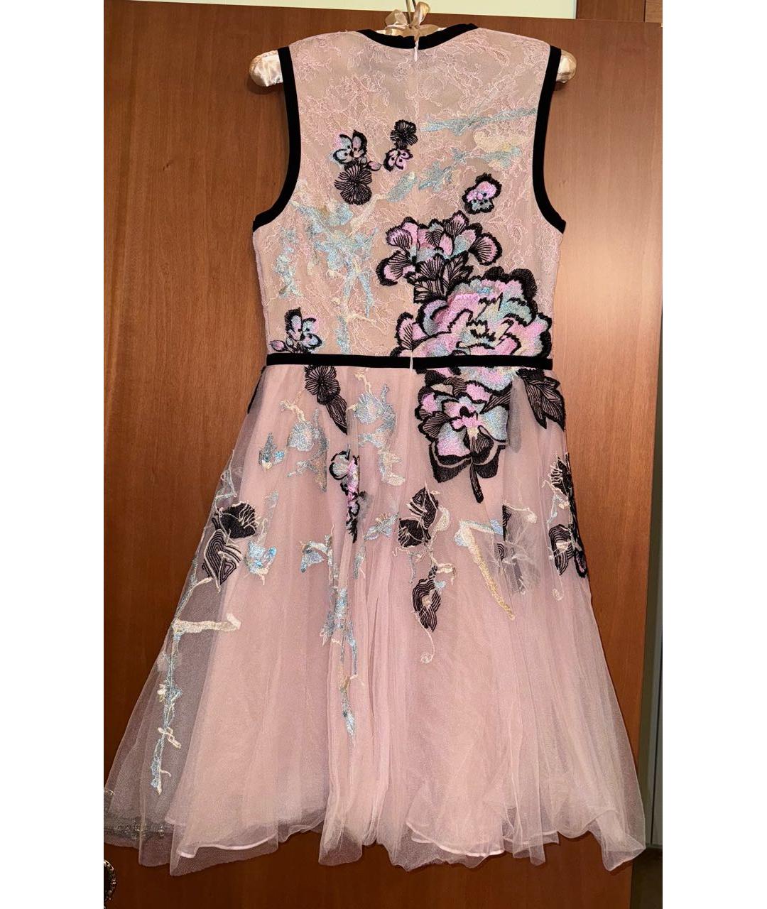 ELIE SAAB Розовое полиамидовое вечернее платье, фото 2