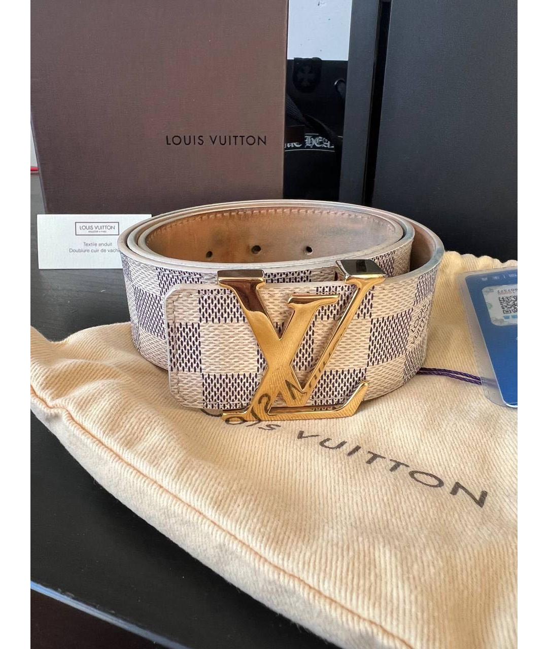 LOUIS VUITTON PRE-OWNED Белый ремень, фото 4