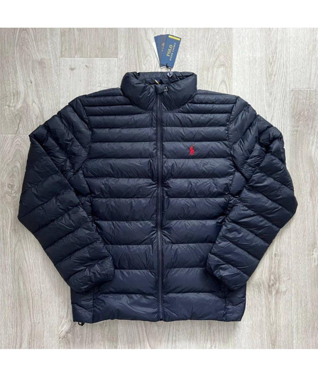 POLO RALPH LAUREN Темно-синяя полиэстеровая куртка, фото 7