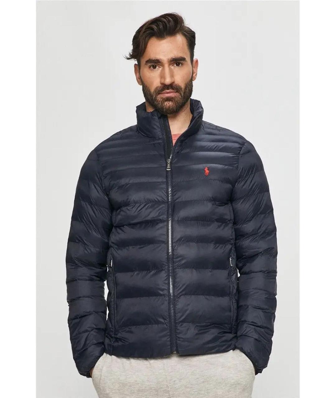 POLO RALPH LAUREN Темно-синяя полиэстеровая куртка, фото 3