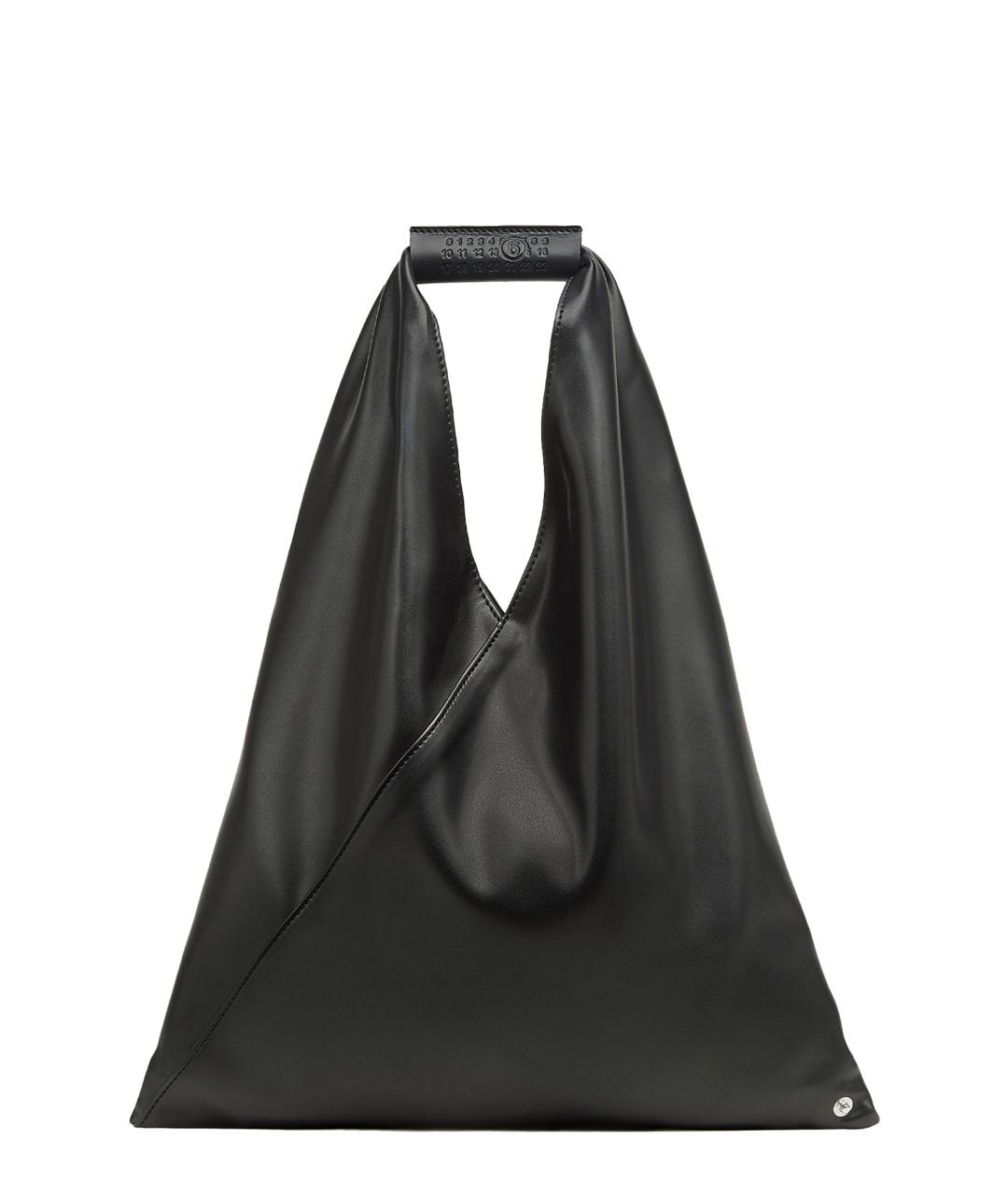 MAISON MARGIELA Черная тканевая сумка тоут, фото 1