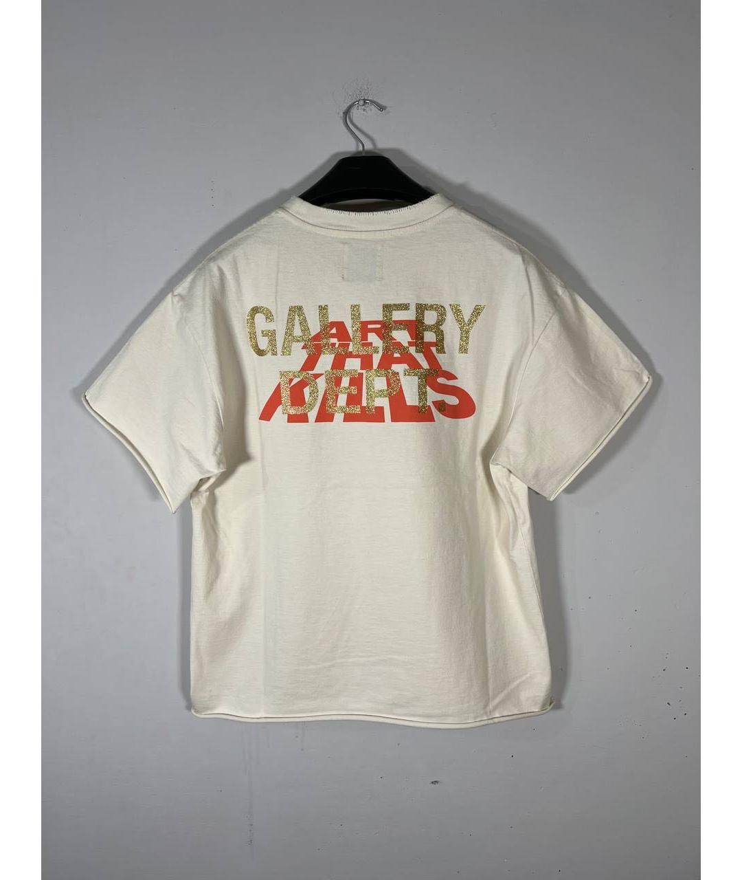 Gallery Dept Бежевая хлопковая футболка, фото 2
