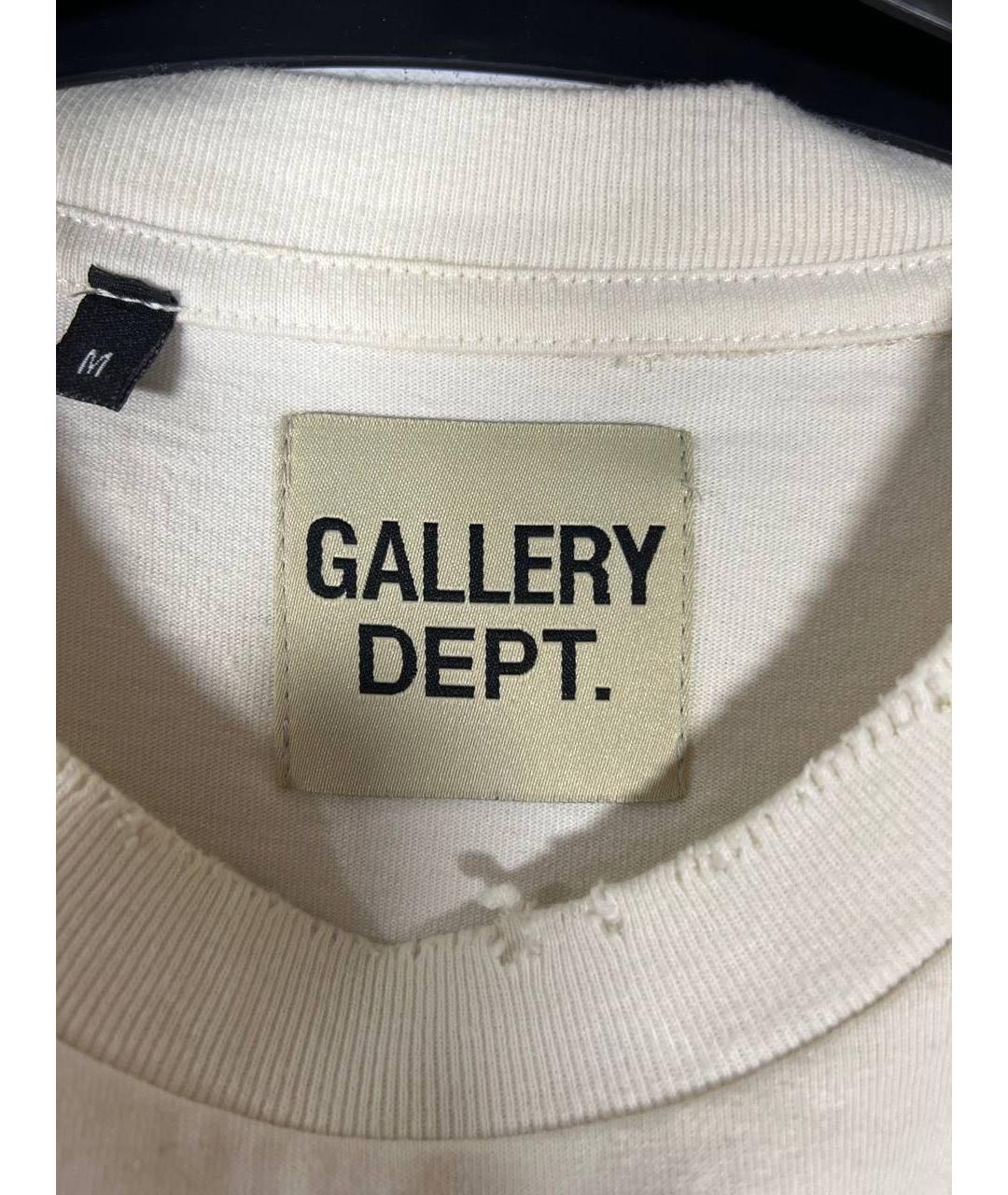 Gallery Dept Бежевая хлопковая футболка, фото 5