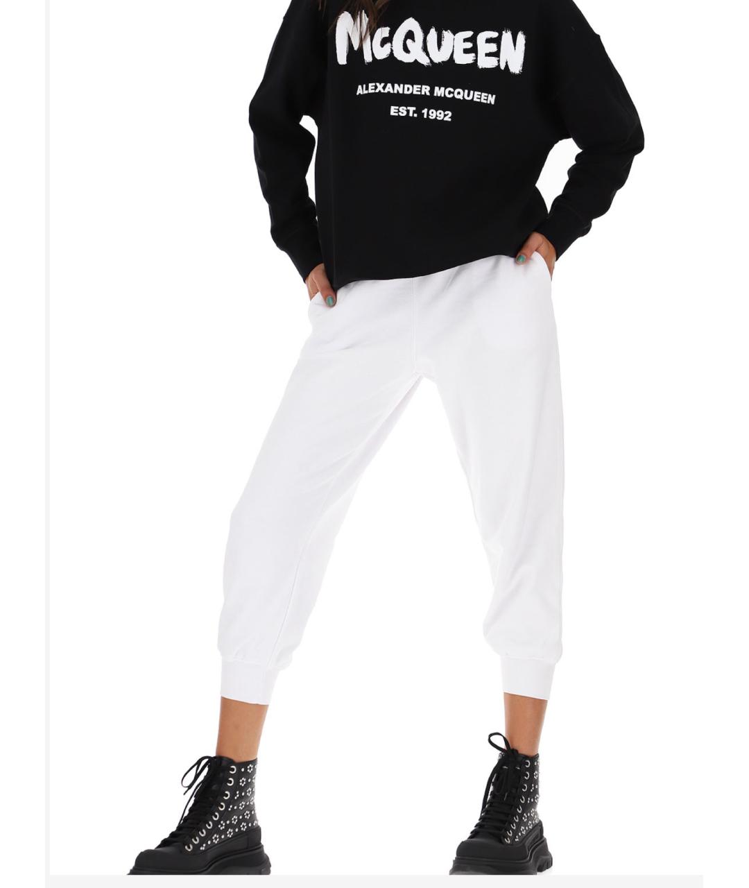 ALEXANDER MCQUEEN Белые спортивные брюки и шорты, фото 2