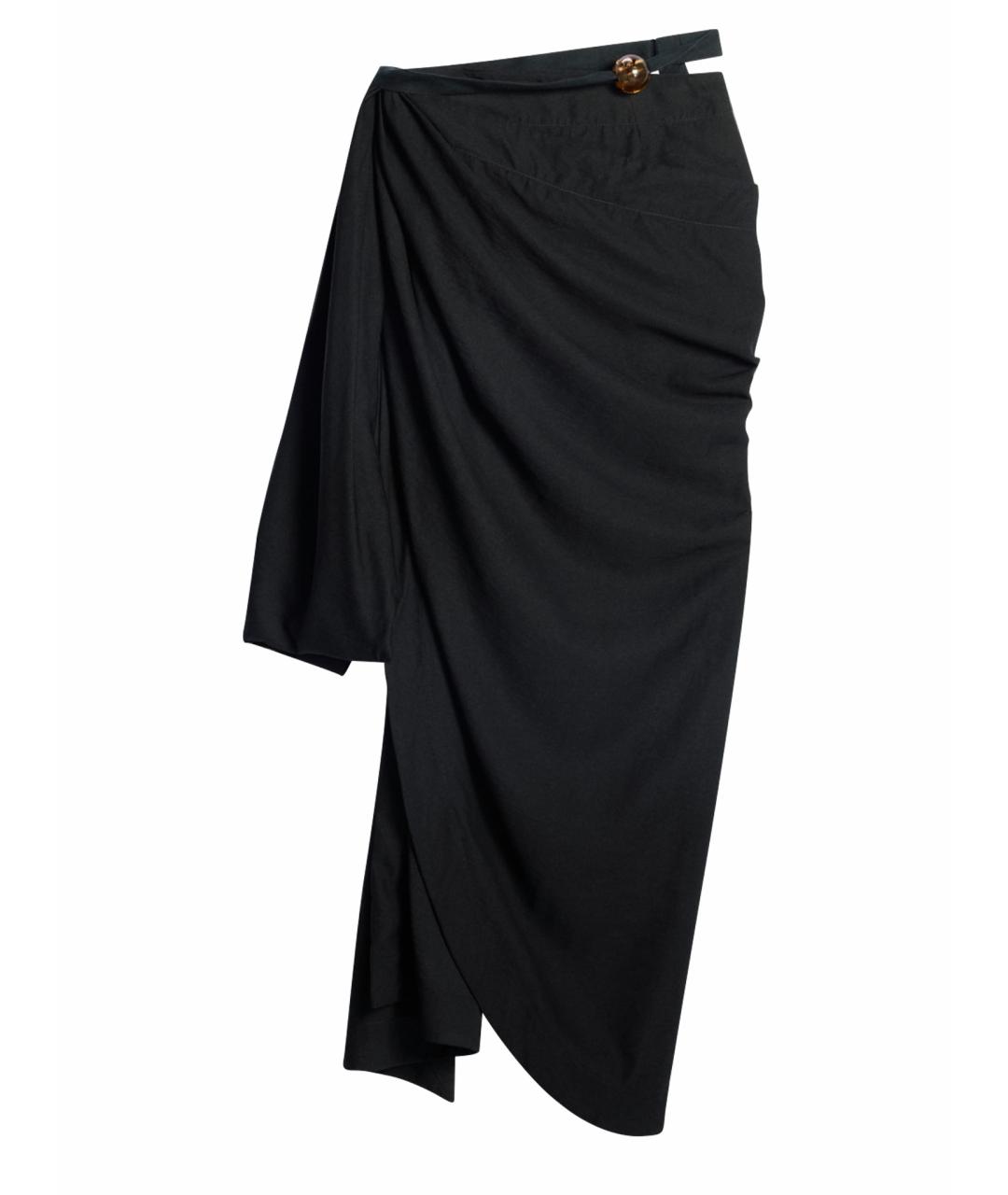 JACQUEMUS Черная юбка макси, фото 1