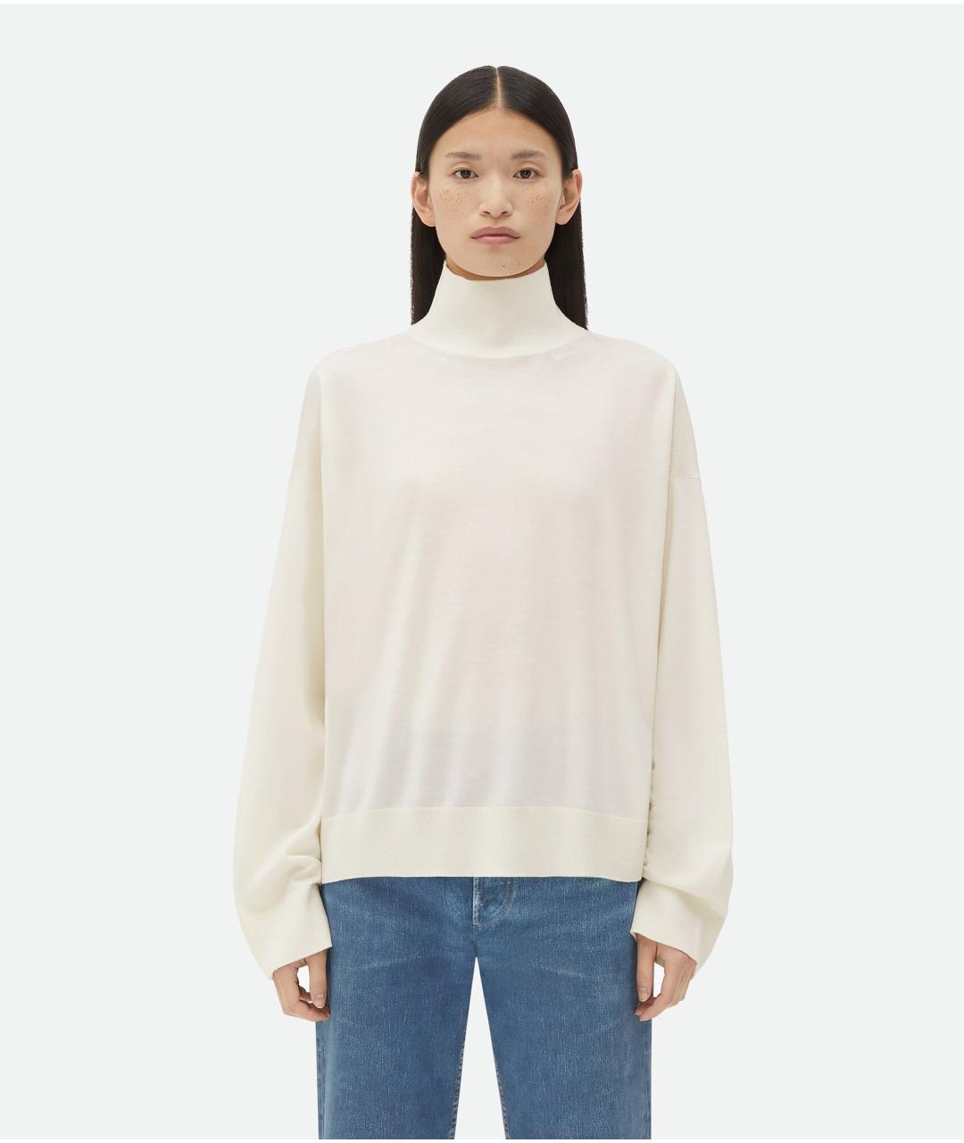 BOTTEGA VENETA Бежевая водолазка, фото 2