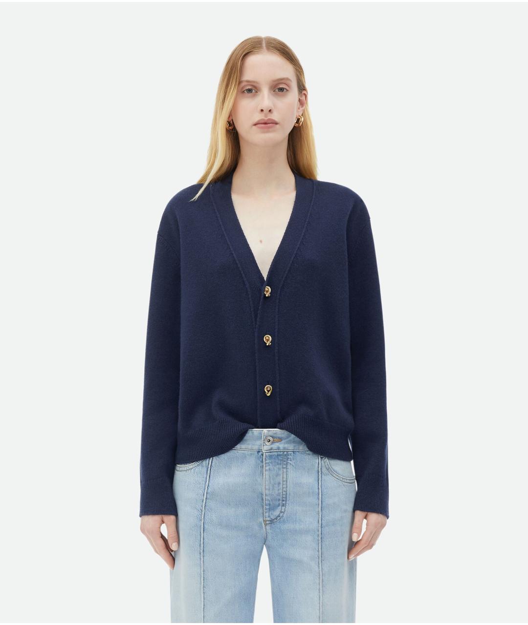 BOTTEGA VENETA Синий кардиган, фото 2