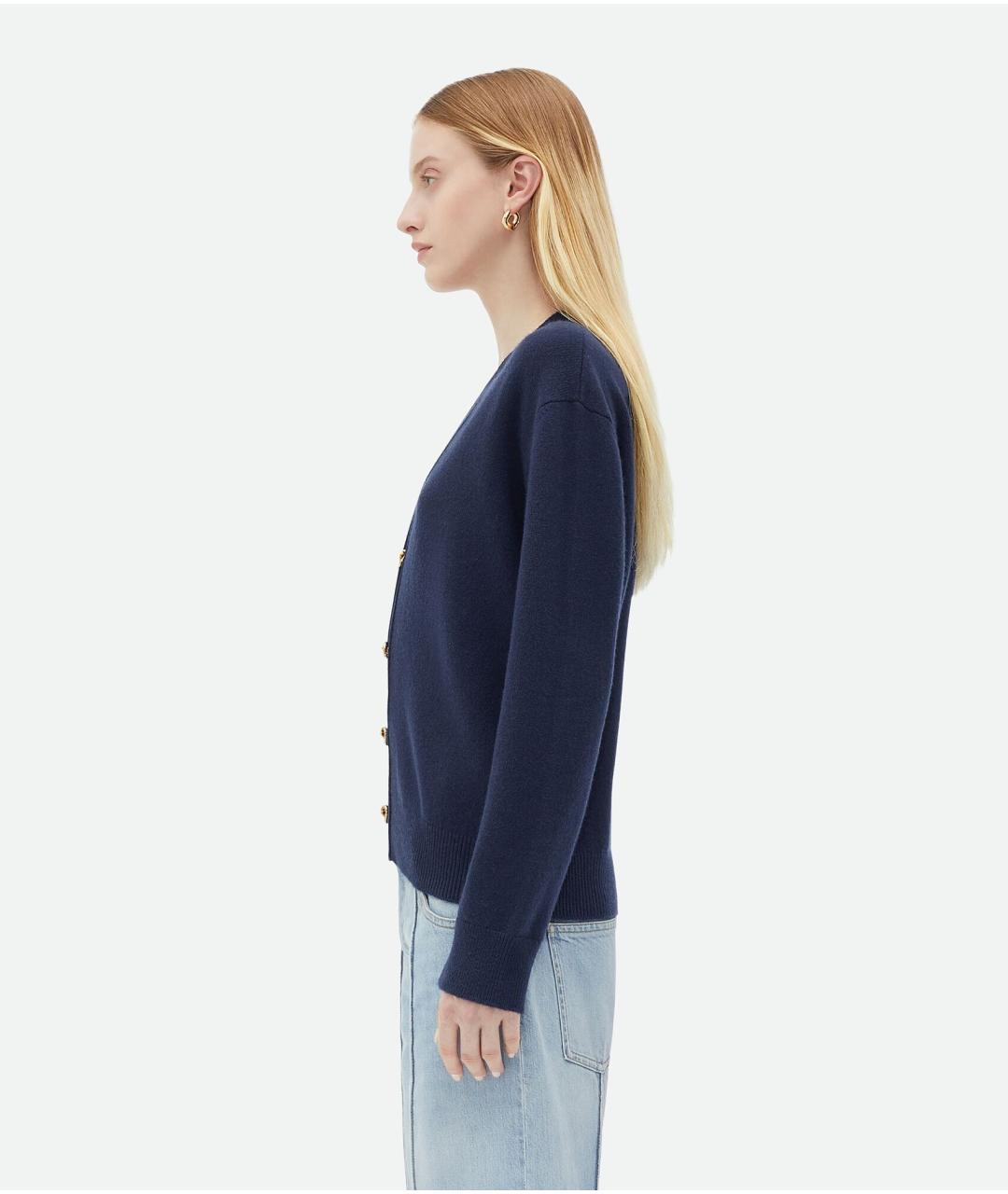 BOTTEGA VENETA Синий кардиган, фото 4