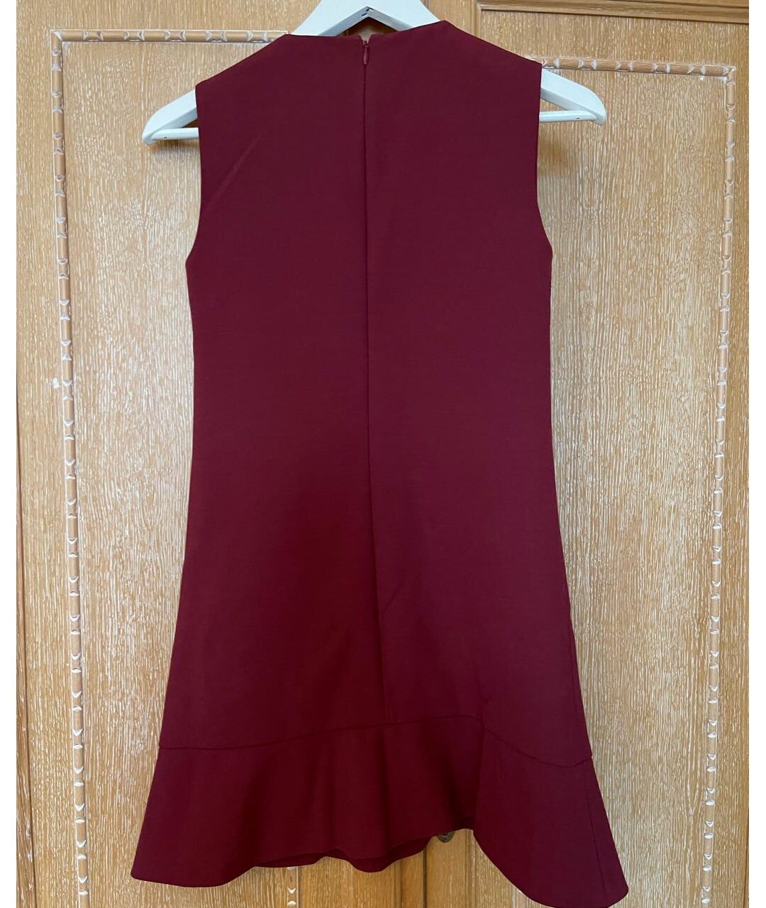 RED VALENTINO Бордовое полиэстеровое повседневное платье, фото 2