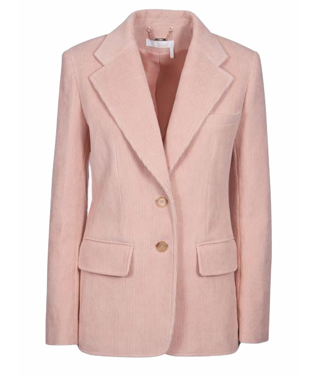 CHLOE Розовый жакет/пиджак, фото 1
