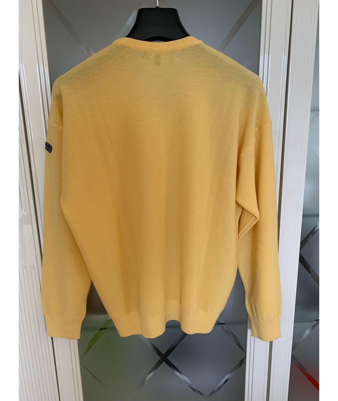 LES COPAINS Желтый шерстяной джемпер / свитер, фото 2