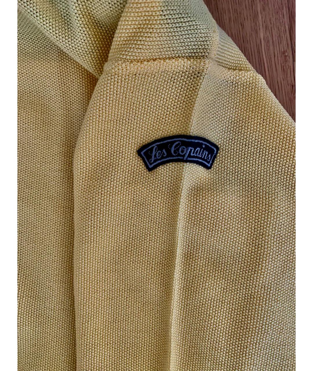 LES COPAINS Желтый шерстяной джемпер / свитер, фото 4