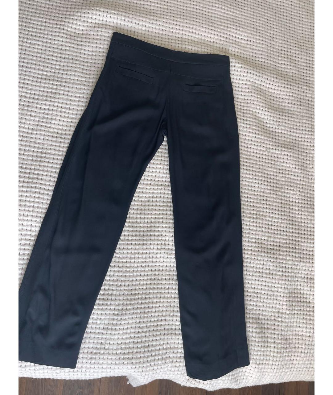 CHLOE Черные полиэстеровые прямые брюки, фото 2