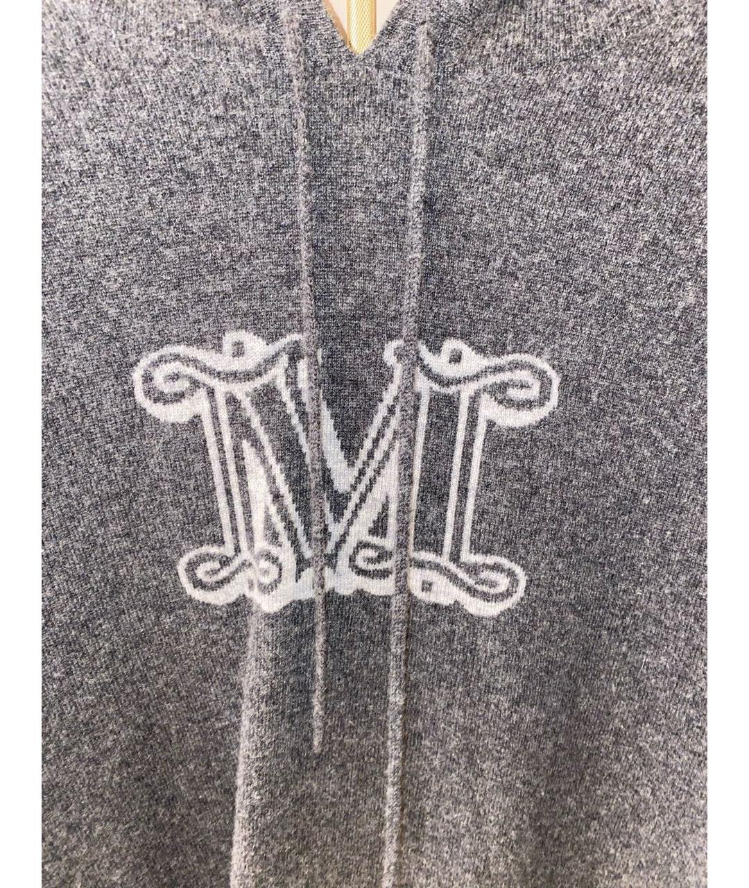 MAX MARA Серый кашемировый джемпер / свитер, фото 5