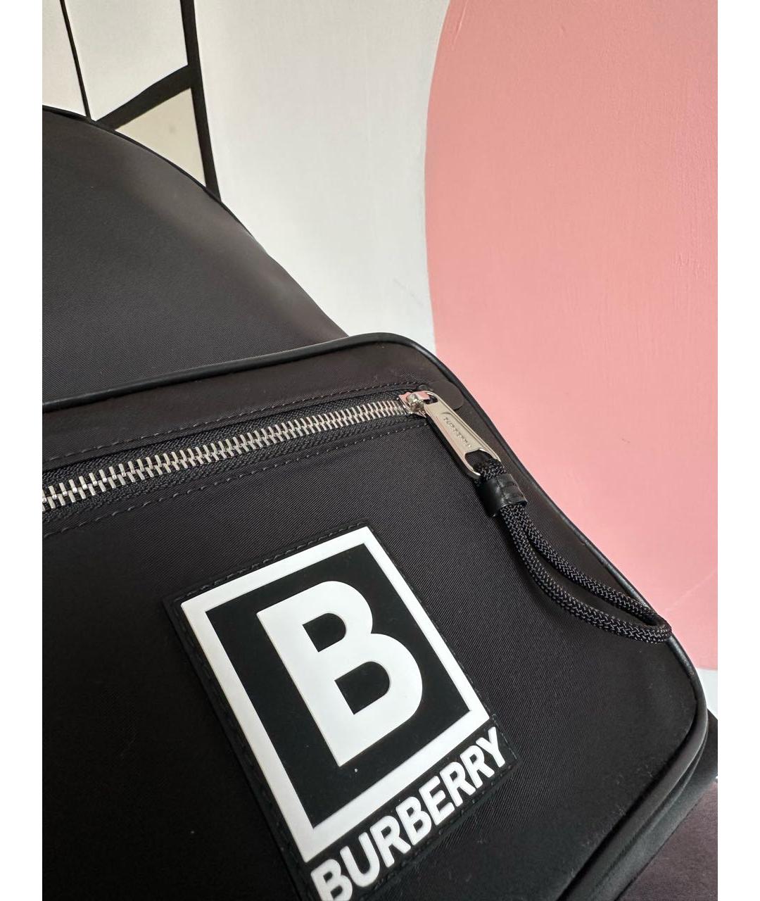 BURBERRY Черный рюкзак, фото 5