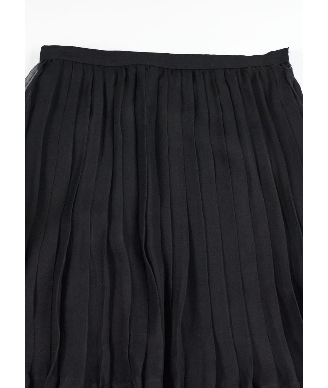 CHRISTIAN DIOR PRE-OWNED Черная шелковая юбка мини, фото 4