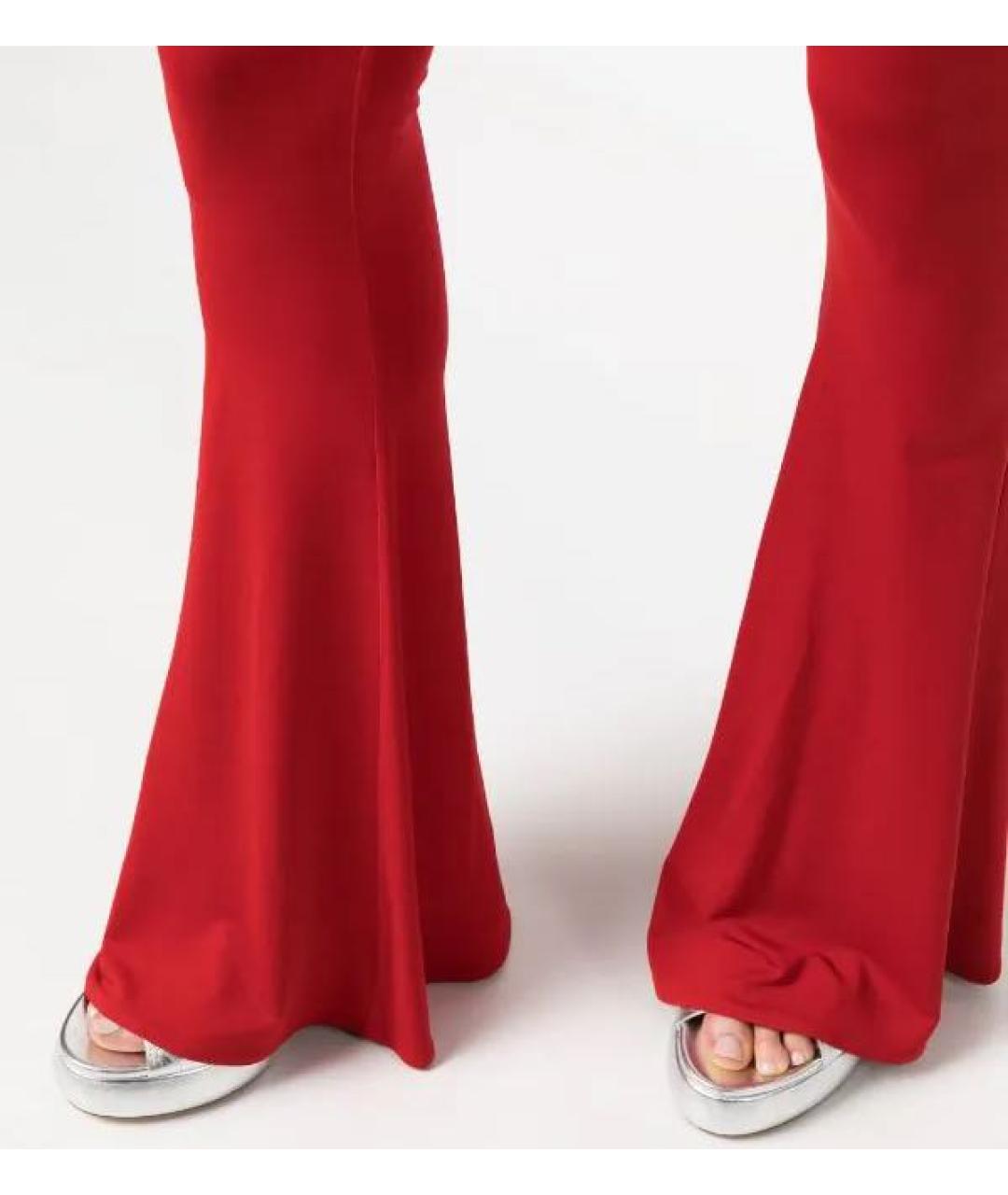 MAGDA BUTRYM Красный вискозный костюм с брюками, фото 6