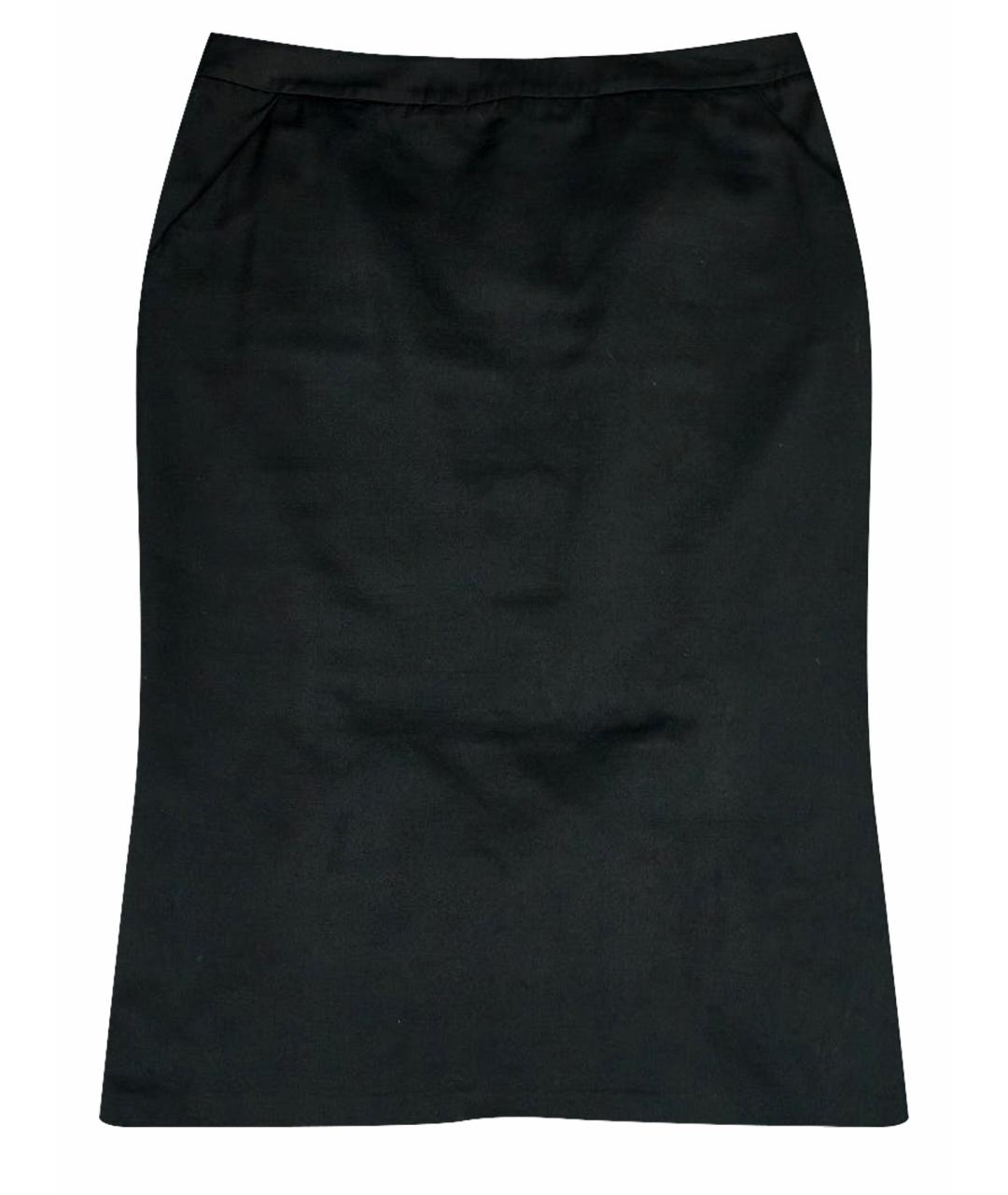 LA PERLA Черная полиэстеровая юбка миди, фото 1