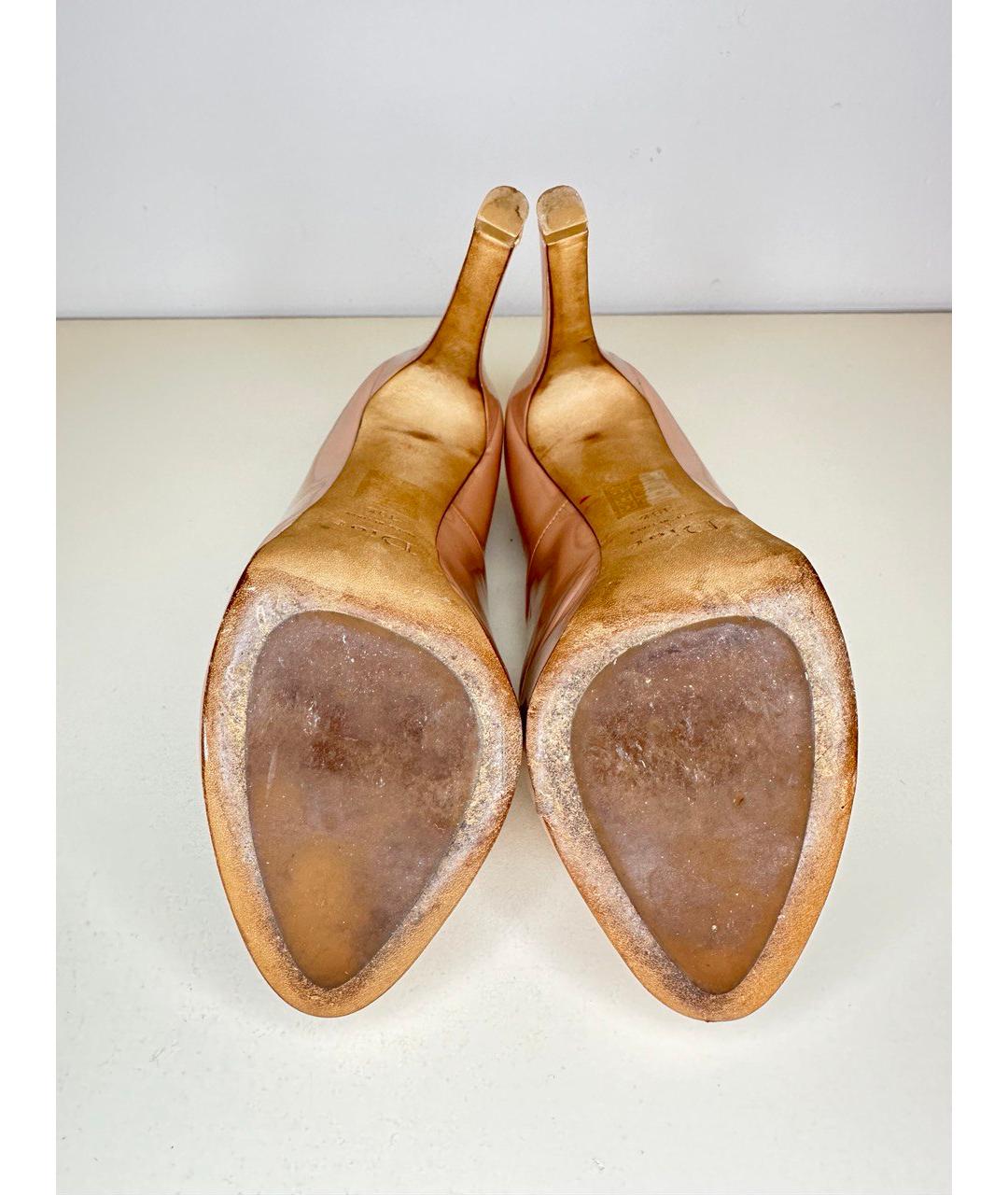 CHRISTIAN DIOR PRE-OWNED Розовые туфли из лакированной кожи, фото 5