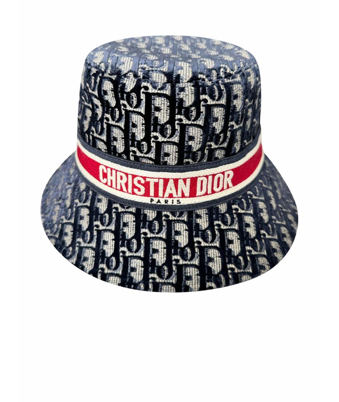CHRISTIAN DIOR PRE-OWNED Темно-синяя шляпа, фото 1