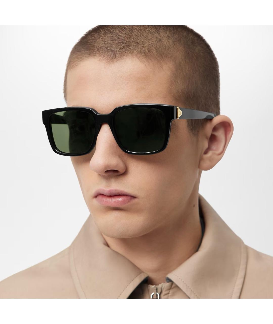LOUIS VUITTON PRE-OWNED Черные пластиковые солнцезащитные очки, фото 8
