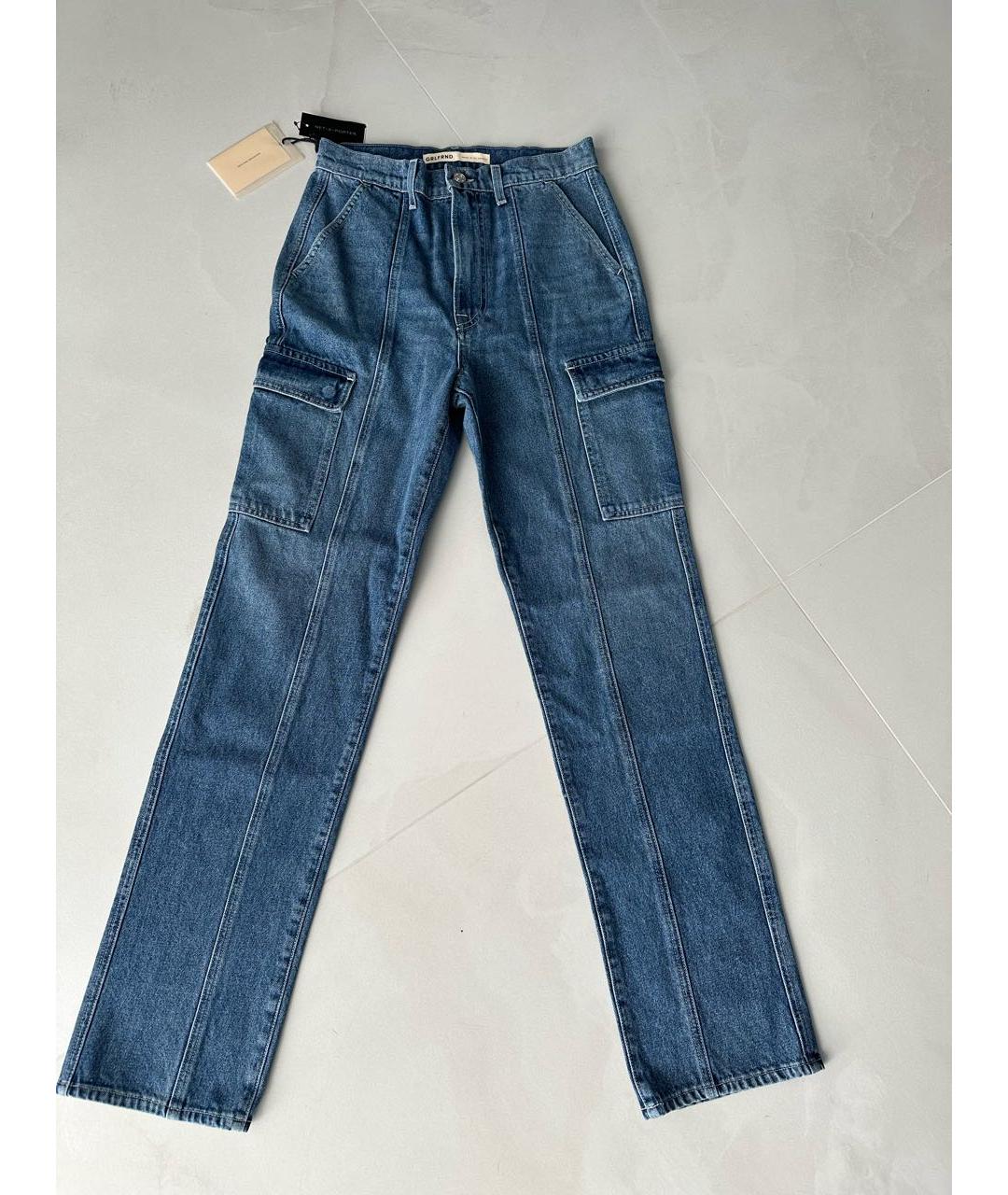 GRLFRND Синие прямые джинсы, фото 9