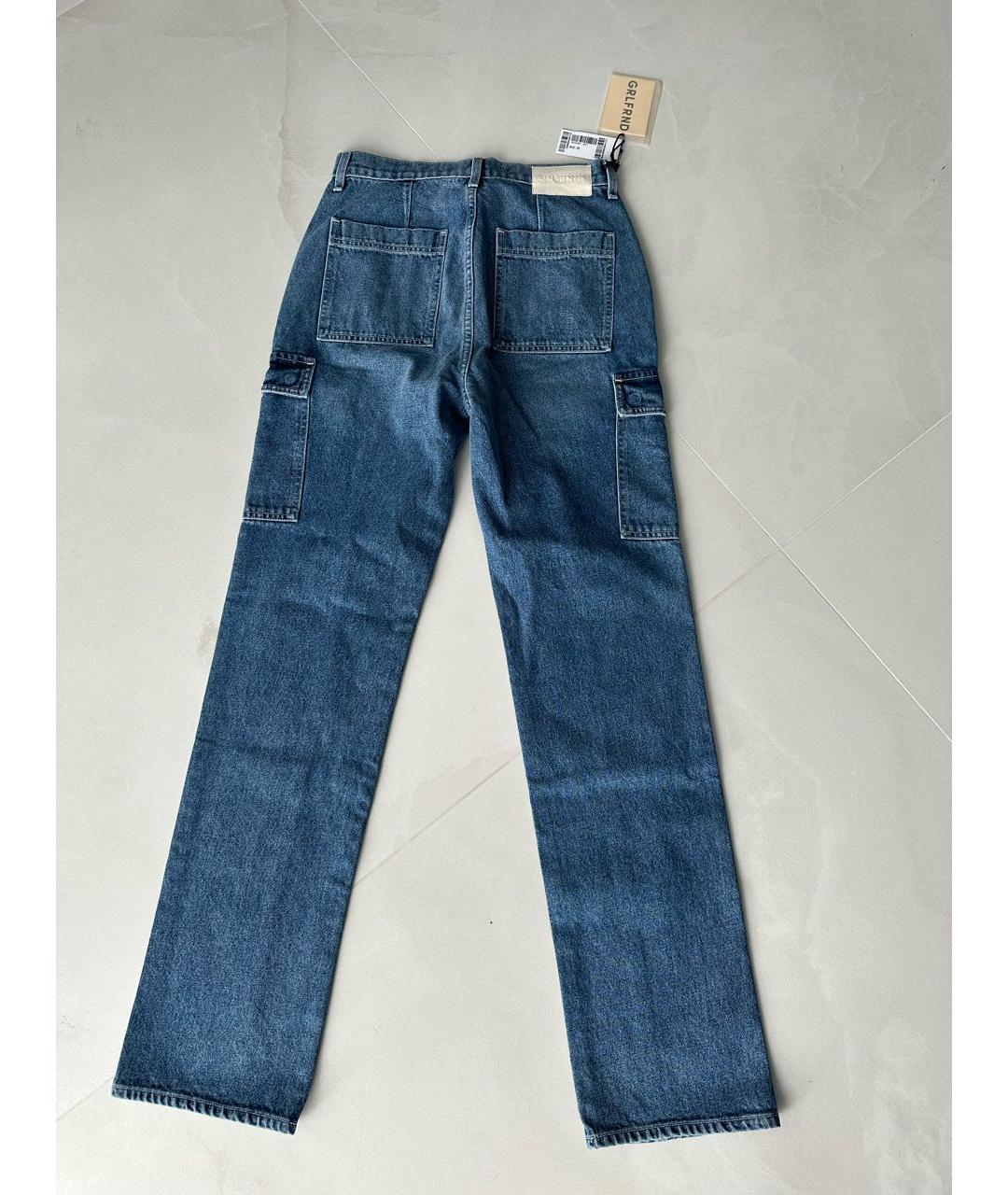 GRLFRND Синие прямые джинсы, фото 2