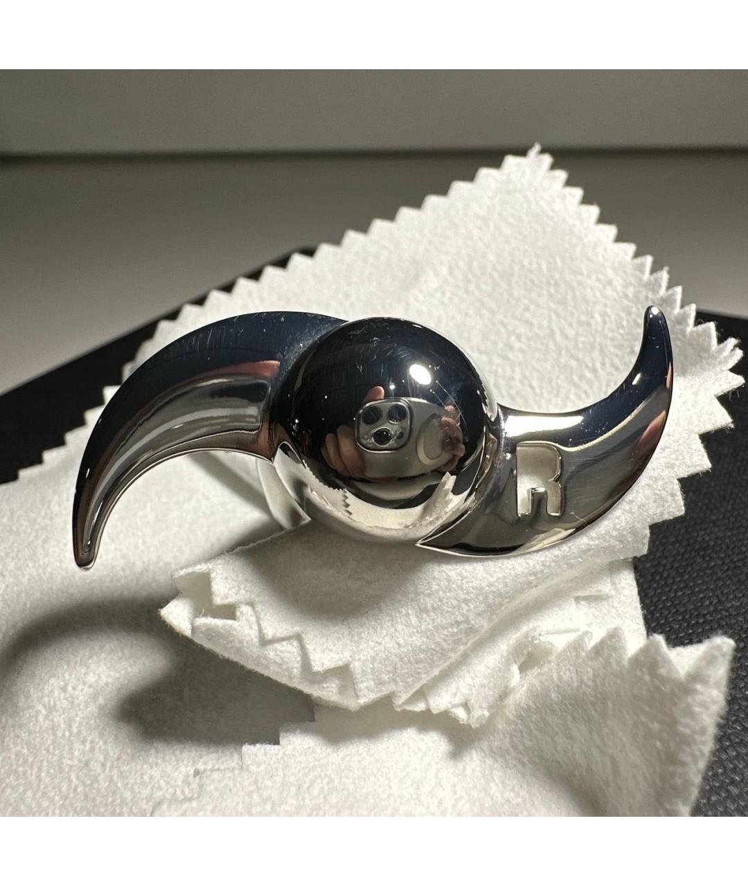 RAF SIMONS Серебряное латунное кольцо, фото 2