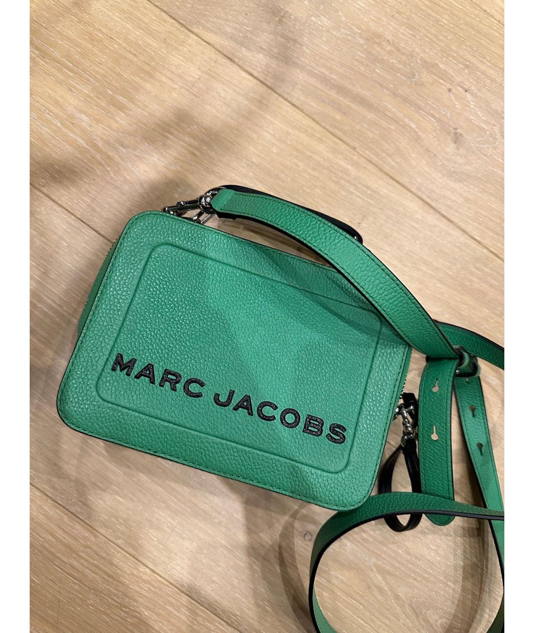 MARC BY MARC JACOBS Зеленая кожаная сумка через плечо, фото 6
