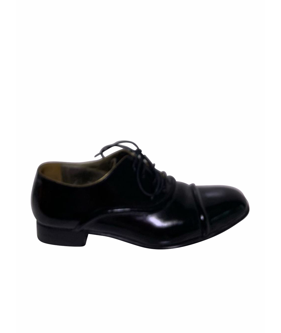 LANVIN Черные кожаные ботинки, фото 1