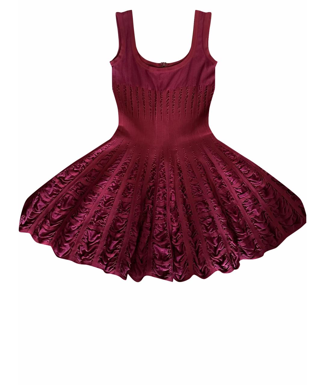 ALAIA Бордовое платье, фото 1