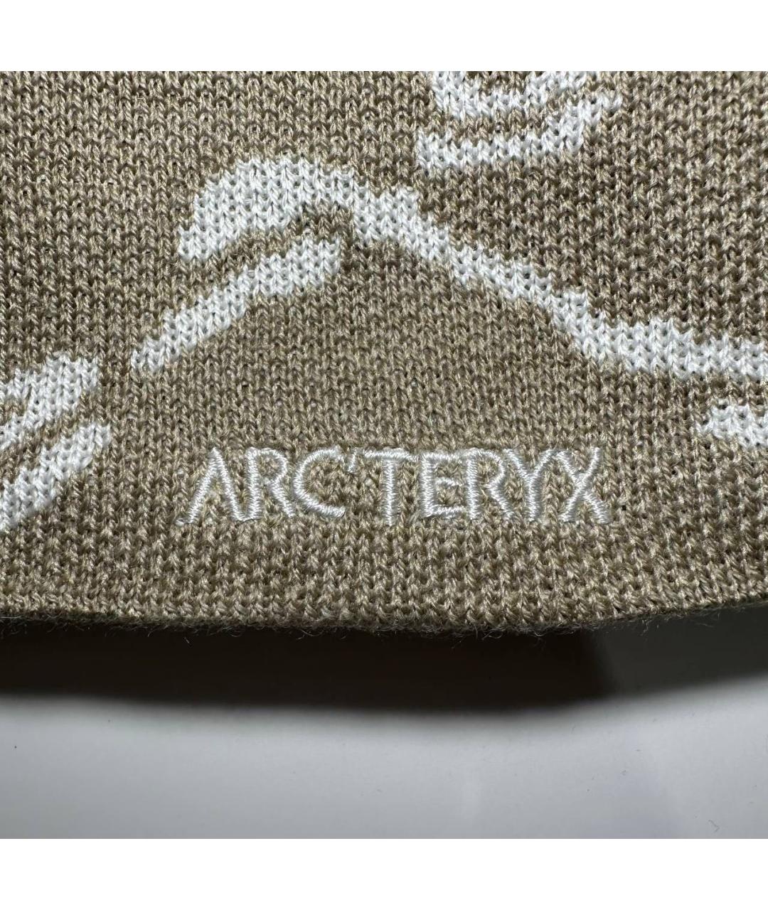 ARC'TERYX Бежевая шерстяная шапка, фото 4