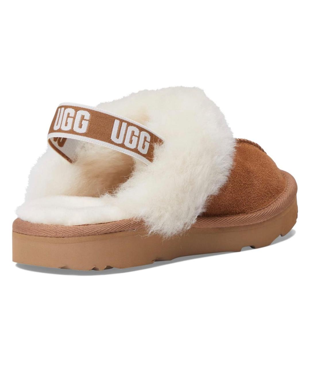 UGG AUSTRALIA KIDS Коричневые замшевые лоферы и мокасины, фото 4