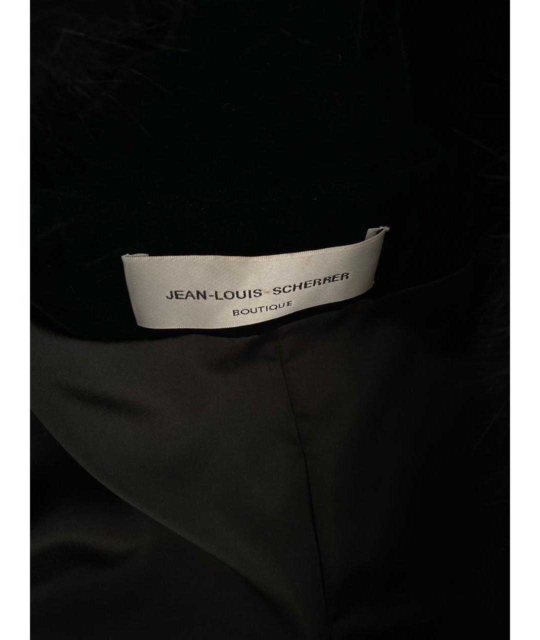 JEAN LOUIS SCHERRER Черное хлопковое пальто, фото 3