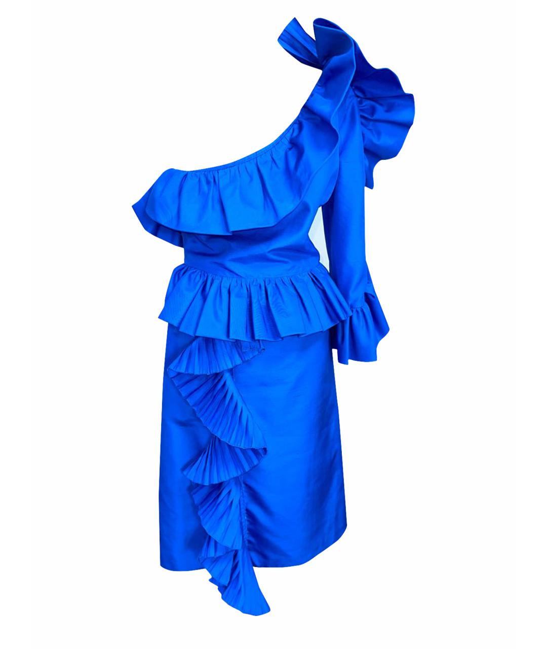 GUCCI Синее вечернее платье, фото 1
