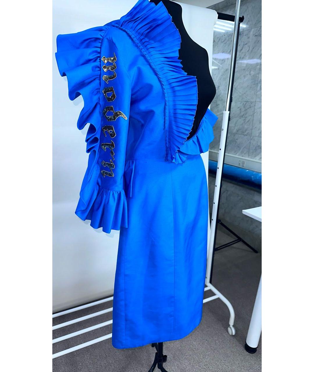 GUCCI Синее вечернее платье, фото 5