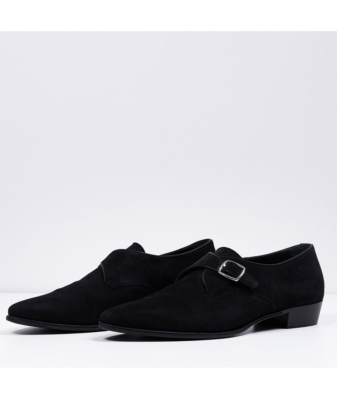 CELINE PRE-OWNED Черные замшевые туфли, фото 2