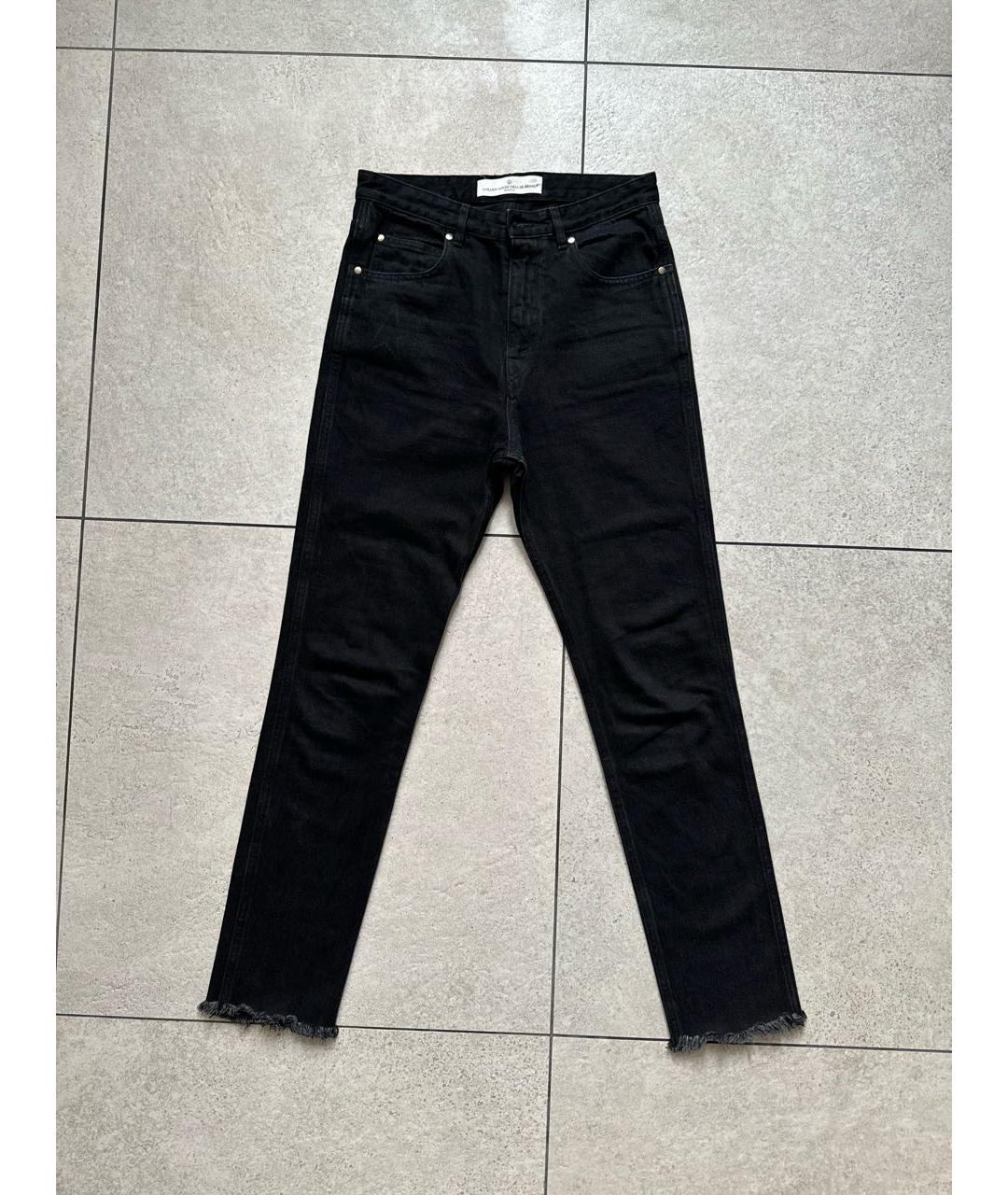 GOLDEN GOOSE DELUXE BRAND Черные хлопковые прямые джинсы, фото 5